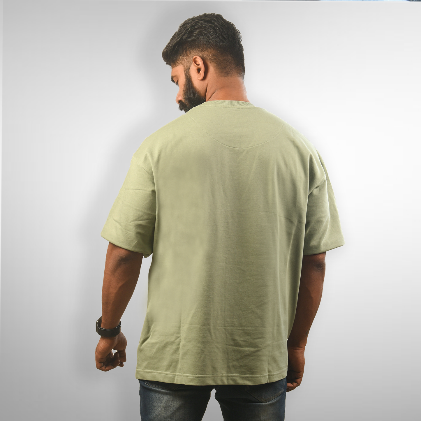 Mint Green Men's Premium Oversized Tshirt