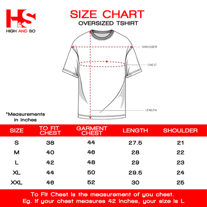 Cyborg Men's Premium White Printed Oversized Tshirt
