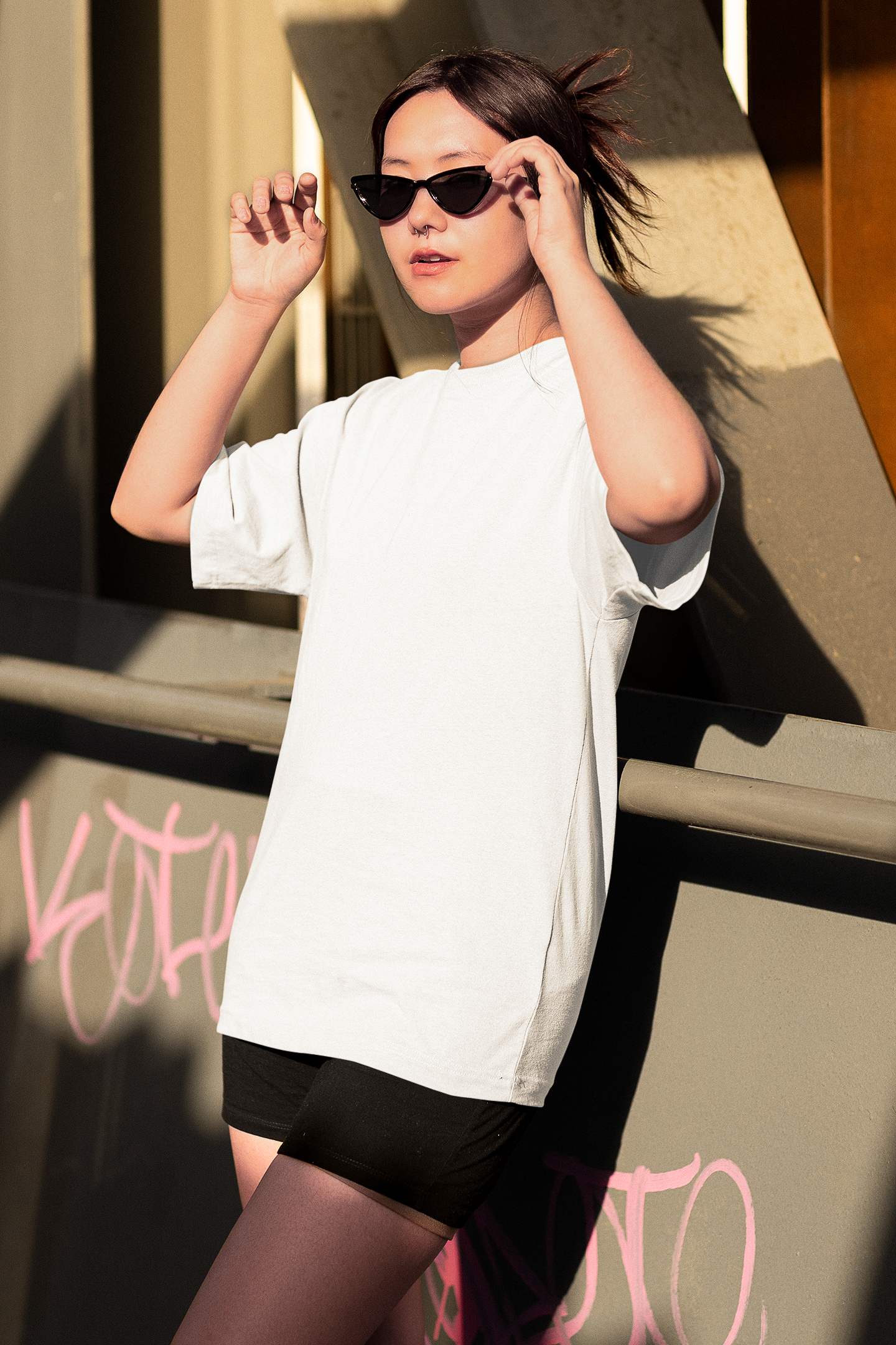 Titanium White Women's Premium Oversized Tshirt