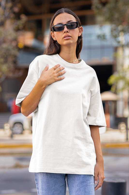 Titanium White Women's Premium Oversized Tshirt