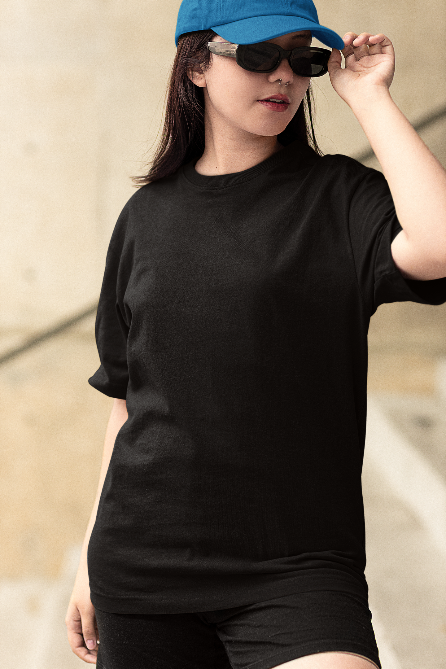 Graphite Black Women's Premium Oversized Tshirt